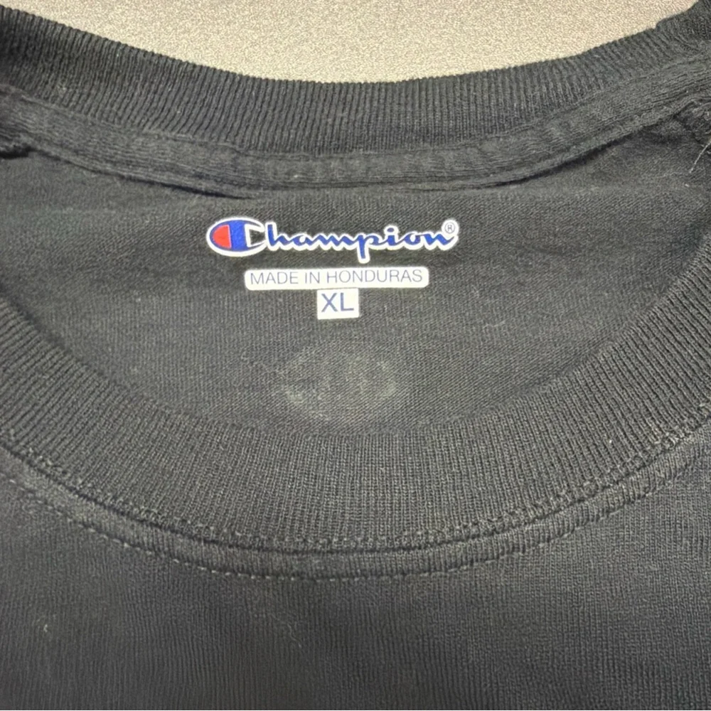 CHAMPION T-Shirt Men's XL black sleeveless Athletic Activewear 100% Cotton‎